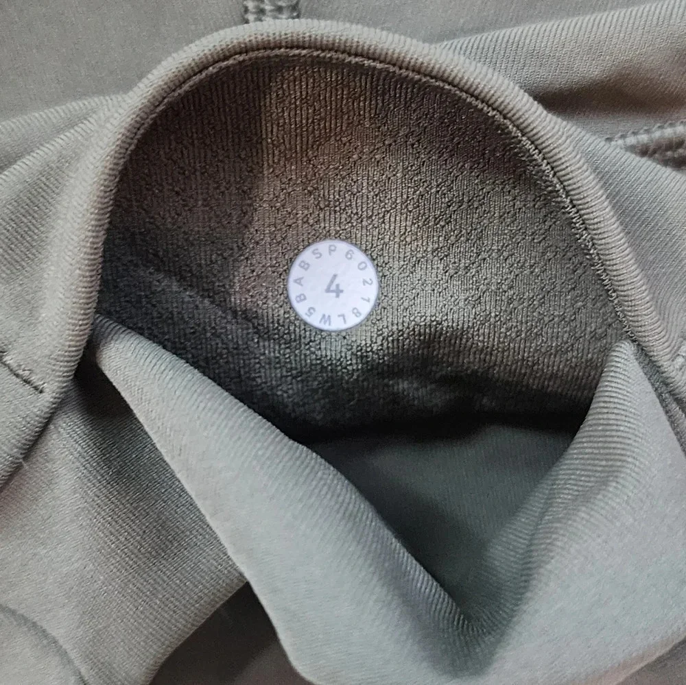 Lululemon Wunder Under High Rise Sage Green Mesh Leggings Size 4